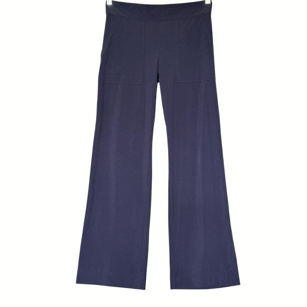 Athleta Chelsea Wide Leg Pants Navy Women’s Size 6 Style #792454 - Picture 2 of 12